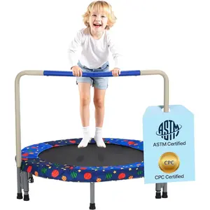 VEVOR 3FT Trampoline for Kids, 36 Trampolines Indoor/Outdoor Trampoline for Toddlers, Foldable Mini Baby Jump Toy with Foam Handle, Recreational Trampolines Birthday Gift for 3+ Years KidsVEVOR Super Brand Day