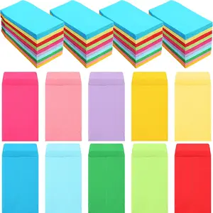 1000 Pcs 2.25 x 3.5 Inch Multicolor Small Self Adhesive Coin Envelopes Bulk - Seed Packets Envelopes for Money Cash Key Storage Home Office Supplies