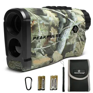 PEAKPULSE Hunting Range Finder 1400Yds Distance 6X Zoom 3 Modes Angle Horizontal Vertical Measurement