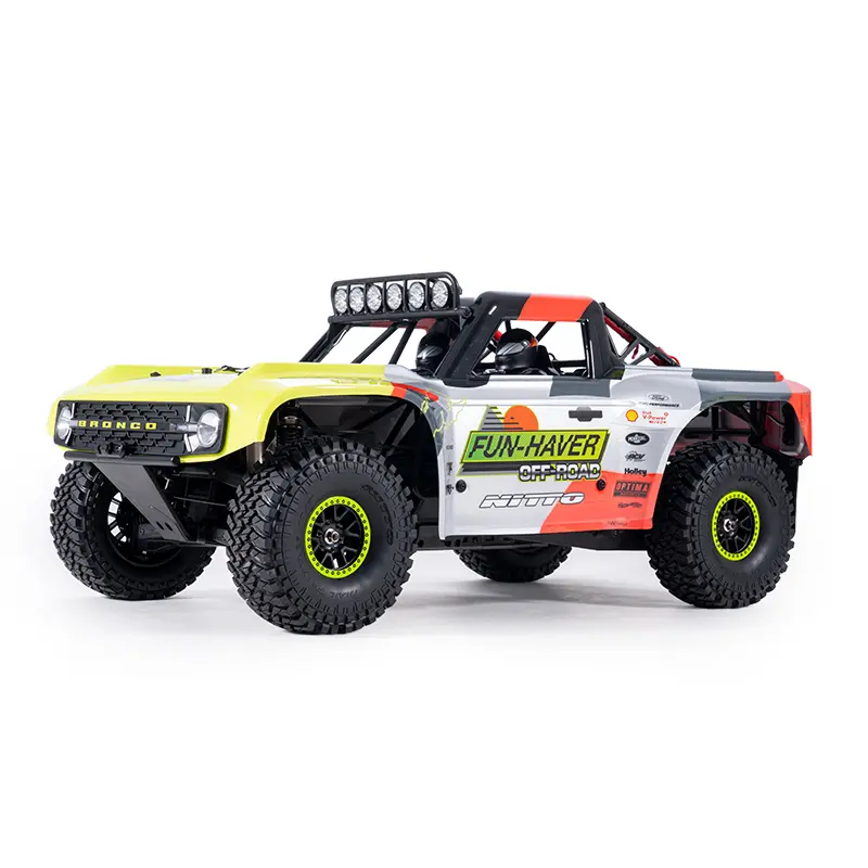 FMS 1:7 Ford Bronco RTR EB Brushless 4WD RC Car - Remote Controlled Car, Hobby Toy Vehicle for RC Enthusiasts (Does Not Include Charger or Battery), Rc Cars