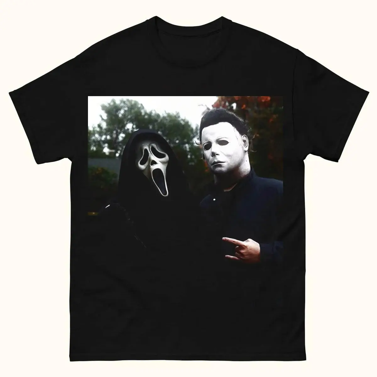 Ghostface Michael Myers Scream Halloween Horror Scary Movies T-Shirt