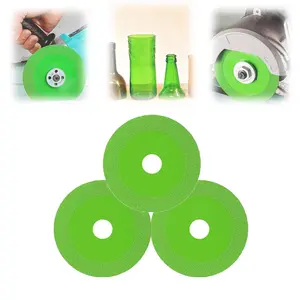 Rock Slab Grinding Disc, Glass Cutting Disc, Klyzor Glass Cutting Disc, Indestructible Disc for Angle Grinder, Rock Saw for Cutting Rocks (3 PCS) Power Tools Metal