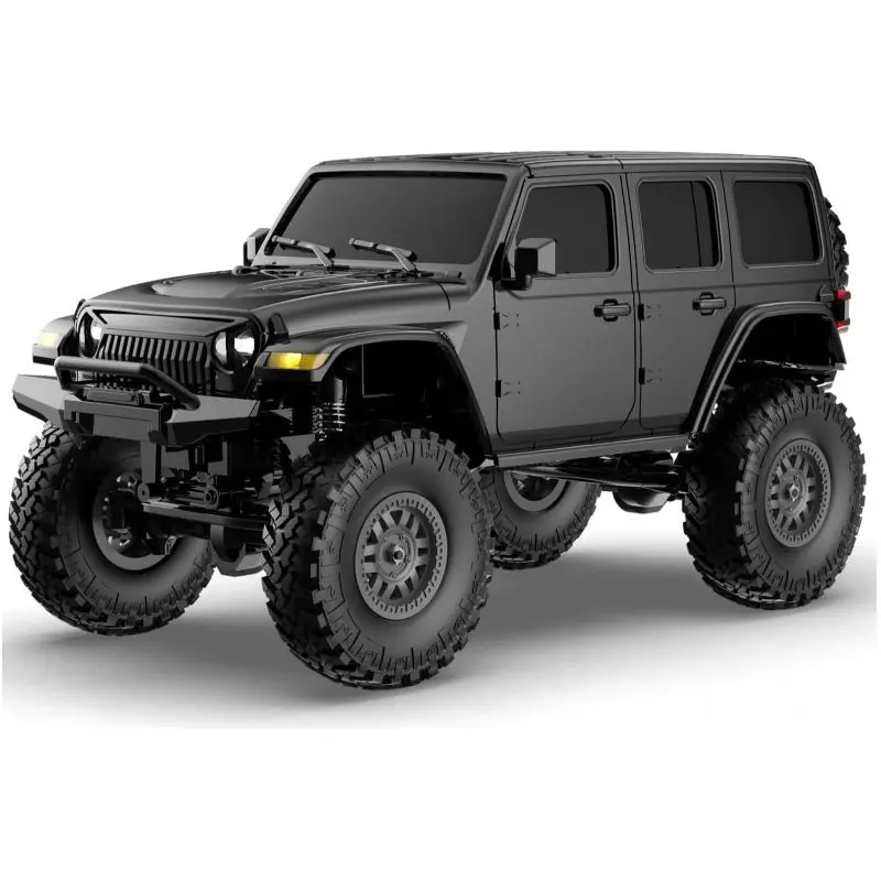 ARRIS Hobby Grade 1/24 4x4 Power RC Crawler Car, 4-Link Suspension Metal Off-Road & Indoor Truck with LED Lights, 15 Ball Bearings, 2x7.4V Batteries, 2.4GHz Remote Control for Hobbyists, Arris Hobby Grade 1/24 4X4 Metal Rc Rock Crawler, Realistic Leds