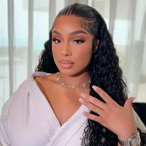 [Spring 2026] Alipearl Hair Pre Braided Stylist Wig Pre Cut Ready To Go Glueless Water Wave 13x4 Lace Frontal Wig Human Hair Pre Styled Wig With Curls