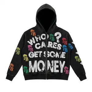 Y2K Retro Graphic Zip Up Hoodie Streetwear Vintage Casual Menswear Sweatshirts All Oversized Christmas Halloween Thanksgiving Day Tops Pullover Biker Long Sleeve