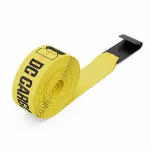Flatbed Winch Strap with Flat Hook, 2"