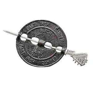 212 MAIN 7in Cast Iron Damper - Essential Kitchen Accessory for Camping & Hiking, Utensils