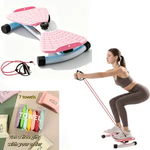 30-Minute Full-Body Workout Machine - Joint-Friendly Home Gym, Low-Impact & Strength Trainer for Arms, Legs & Core Portable Waist Twisting Ab Waist Twister Machine Twist Board Exercise Equipment Home Waist Twisting Machine Core Trainer