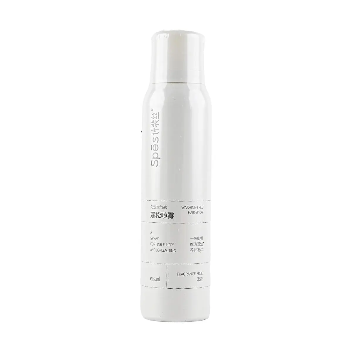 Spes Wash-Free Hair Spray For Volumizing Unscented 150ml