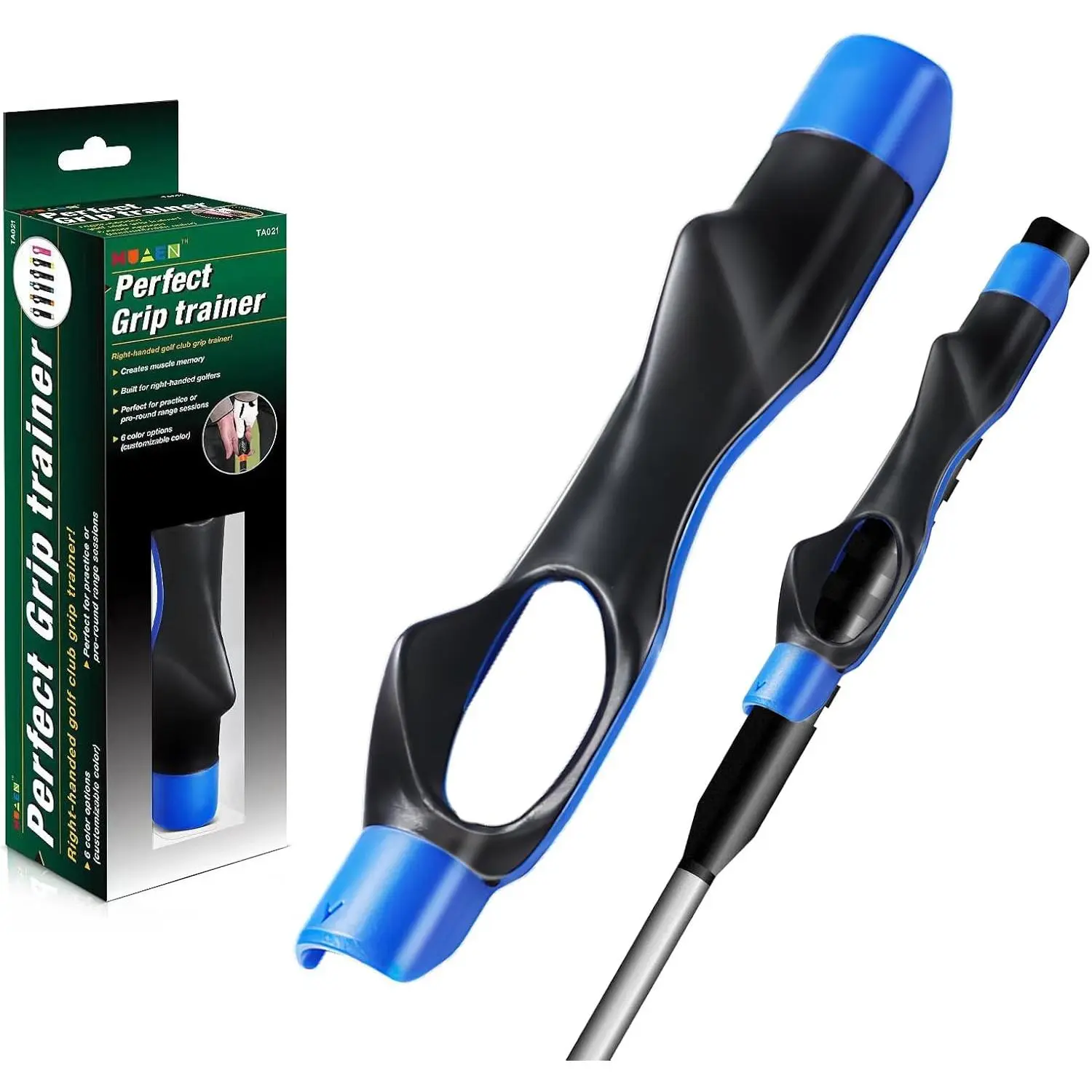 Golf Grip Trainer, Golf Training Aid, Golf Grip Kit, Golf Club Grips, Grip Trainer Golf Club to Help Train Correct Hand Position