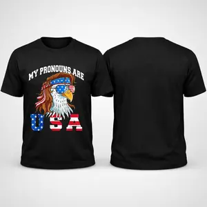 Funny USA Eaglee Pronouns Shirt  4th of Julyy Tee, Patriotic American Shirt, Unisex Cotton Tee, Limited 2026 Clearance