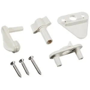 212 MAIN Pontoon Gate Latch - Gray, Nylon Molded Door Hardware, Easy Installation