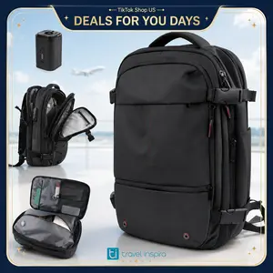 55L Expandable Vacpack Backpack, Vacuum Seal Backpack Travel, Vacuum Compression Bags for Travel, Air back Backpack with Lock, Travel Airbag Backpack with Portable Electic Pump, summerwins