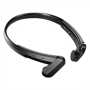 Open-Ear Bone Conduction Headphones, Bluetooth 5.2 Wireless Stereo Audio Headset, USB-Charging Sweatproof Rechargeable for Running, Cycling, Safe Outdoor Listening for Athletes, Compatible with Computers & Electronic Devices