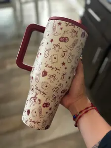 HydroJug 40oz Lucky You Cowgirl Tumbler, Stainless Steel Insulated Water Bottle, WithHandle & Leak-Resistant StrawLid, Perfect Gift for Western Lovers Portable, Western Themed Accessory Bottled, Viral TikTok Pilates Gym Water Bottle, Hot Girl Summer
