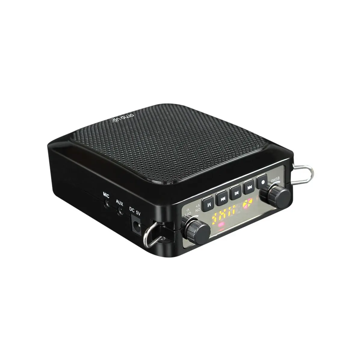 HamiltonBuhl PA-25W Personal UHF Audio Amplifier Speaker - Wireless Microphone, Bluetooth, LCD Display, Durable ABS Plastic Construction, Convenient Charging, 2000mAh Batteries, Button Controls, Lightweight for Music Setup