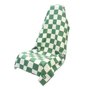 Waterproof Chess Not Checkers Car Seat Cover Towel - Universal Auto Seat Protector for Workout Sweat, Pet Owners, Outdoor Adventures