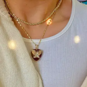 Red Moon in Venus Carnelian Necklace Natural Quartz for Confidence and Strength Handmade Plated Brass Wire 20 Inches Length