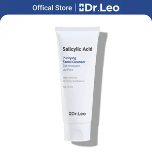 【On Sale】Dr.Leo Salicylic Acid Purifying Facial Cleanser Gentle Cleansing Affordable Skincare for Sensitive Skin 100g Acne Foam
