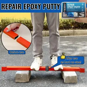 Multi-Purpose RV Metal Repair Putty, Waterproof Patching Clay, Pipe Tank Radiator Leak Seal, Iron Mud Glue, Fast Curing Epoxy Paste