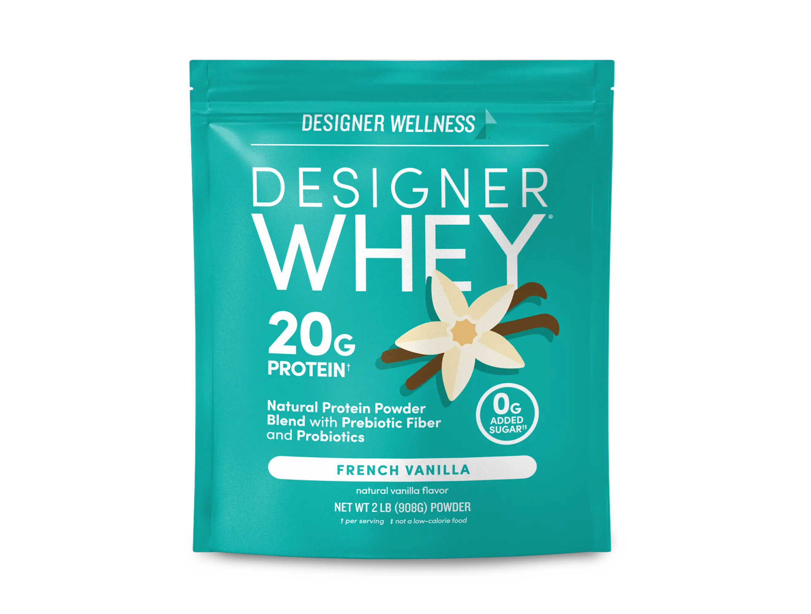 Vanilla Designer Whey 2 lb : 100% Whey Protein Powder- Designer Protein ®