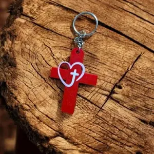 Cross Keychain