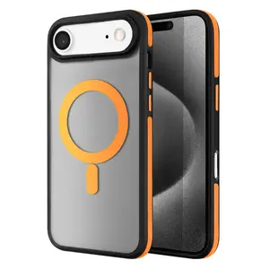 Entronix [Magnetic] Case Compatible with iPhone 17 Air - Translucent Matte Back w/ Rugged Edges