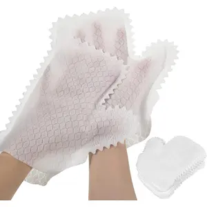 20 Pieces White Microfiber Dusting Gloves Artisan Dusting Mitt Microfiber Cloth Replaces Dust Wipes Feather Dusters for Locks in Dust Pet Hair Sensitive Cleaning Possible Dual-Sided Disposable