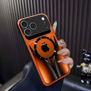 Suitable for [iPhone 17 Pro Max]high-end phone case ，Luxury Flowing Light Aesthetic Magsafe Case Anti-Scratch Magnetic Glass Cover YM99