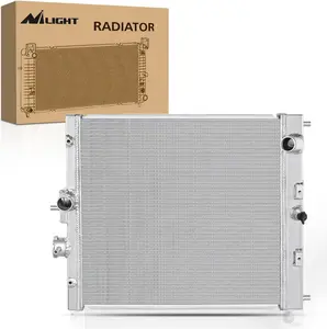 Nilight Performance Aluminum Radiator - Vehicle Engine Cooling Replacement for Honda Civic 1992-2000, Replaces CU1290, OEM Auto Replacement Part