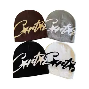 Y2K Trendy Unisex Star Letter Knit Beanie - Jacquard Pattern for Stylish Look - Cozy Comfortable Fit - Ideal for Daily Outings, Sports & Street Party Events SpringStatements