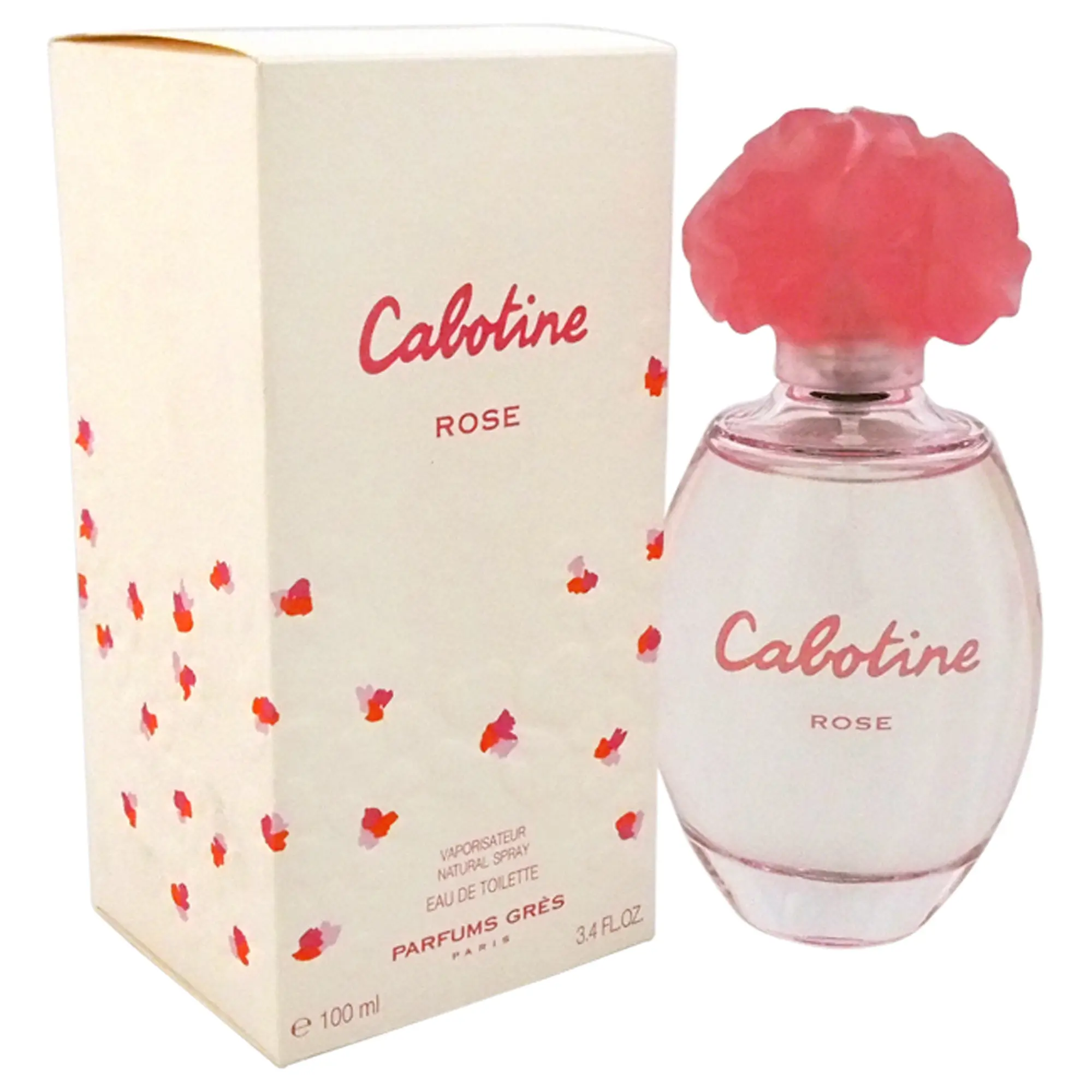 Cabotine Rose by Parfums Gres for Women - 3.4 oz EDT Spray Lovers Fragrance Bundle