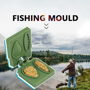 Mini Press Bait Maker Fishing Lure Mold, DIY Fishbait Tool for Carp Fishing, Fishing Gear Accessories, Pack of 2