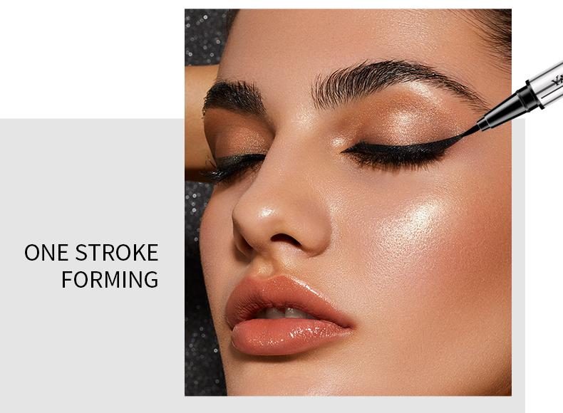 [YANQINA] Long-lasting eyeliner -lightweight, waterproof,vegan,cruelty-free,24-hour smooth application,ultra- creamy andsilky smooth texture.