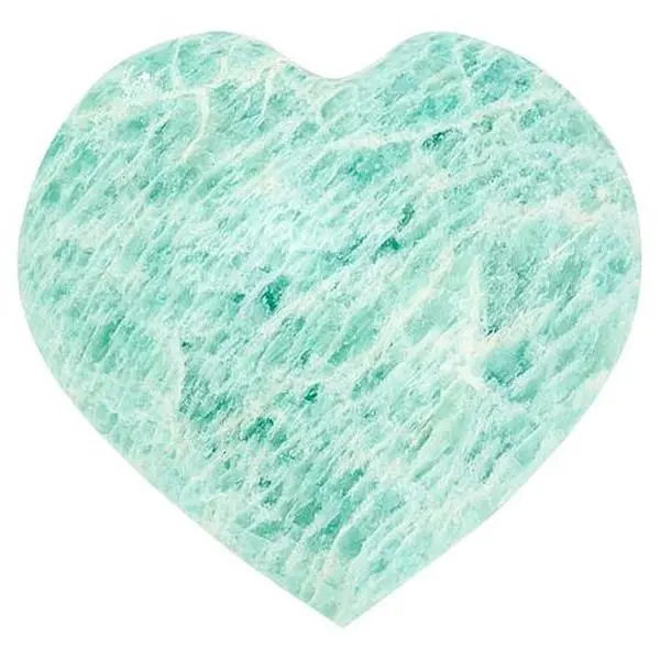Mine Finds by Jay King Amazonite Heart Specimen