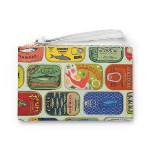 Vintage-Inspired Sardine Clutch Bag, Retro Purse, Statement Accessory, Beach Bag, Gift for Food Lovers, Fun Night Out