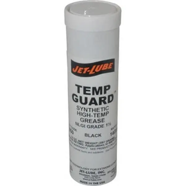 Jet-Lube High Temperature Grease Cartridge - 14 oz, Black, NLGI 1-1/2, Max 600°F, for Cycling Gear & Outdoor Recreation Equipment, Graphite