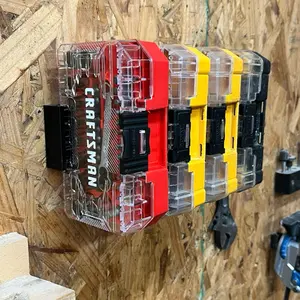 3D Printed DeWalt ToughCase Wall Mount – Also Fits Craftsman VersaStack Bit Boxes