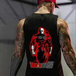 Dragon Ball DBZ Jiren Unisex Summer outfits men streetwear 80s 90s graphic tees cotton Anime tank tops men gifts