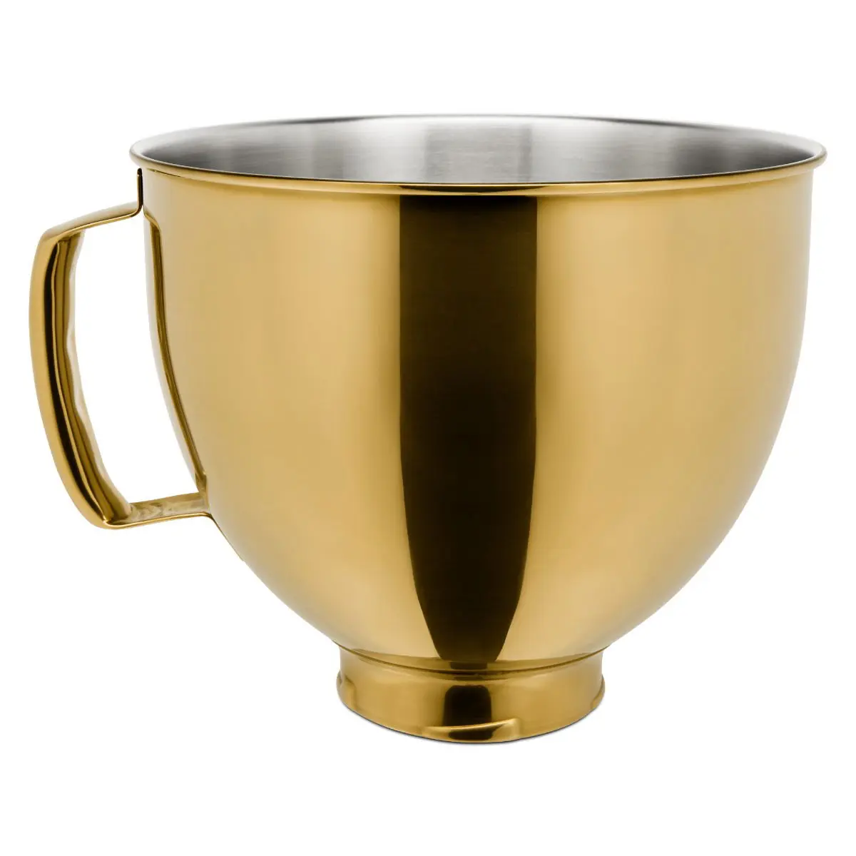 KitchenAid 5-Quart Radiant Gold Stainless Steel Metallic Bowl | Fits 4.5-Quart & 5-Quart KitchenAid Tilt-Head Stand Mixers