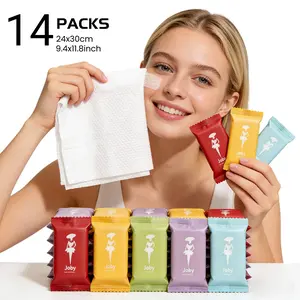 Compressed Towels Tablets,  Portable Compressed Towel Tablet, Individually Wrapped Thicken Compressed Towels, Expands with Water, Soft & Lint-Free, Travel Camping Hiking, Travel Essentials，Extra Large and Thick Disposable Face Towels，(14/42/56 Counts)