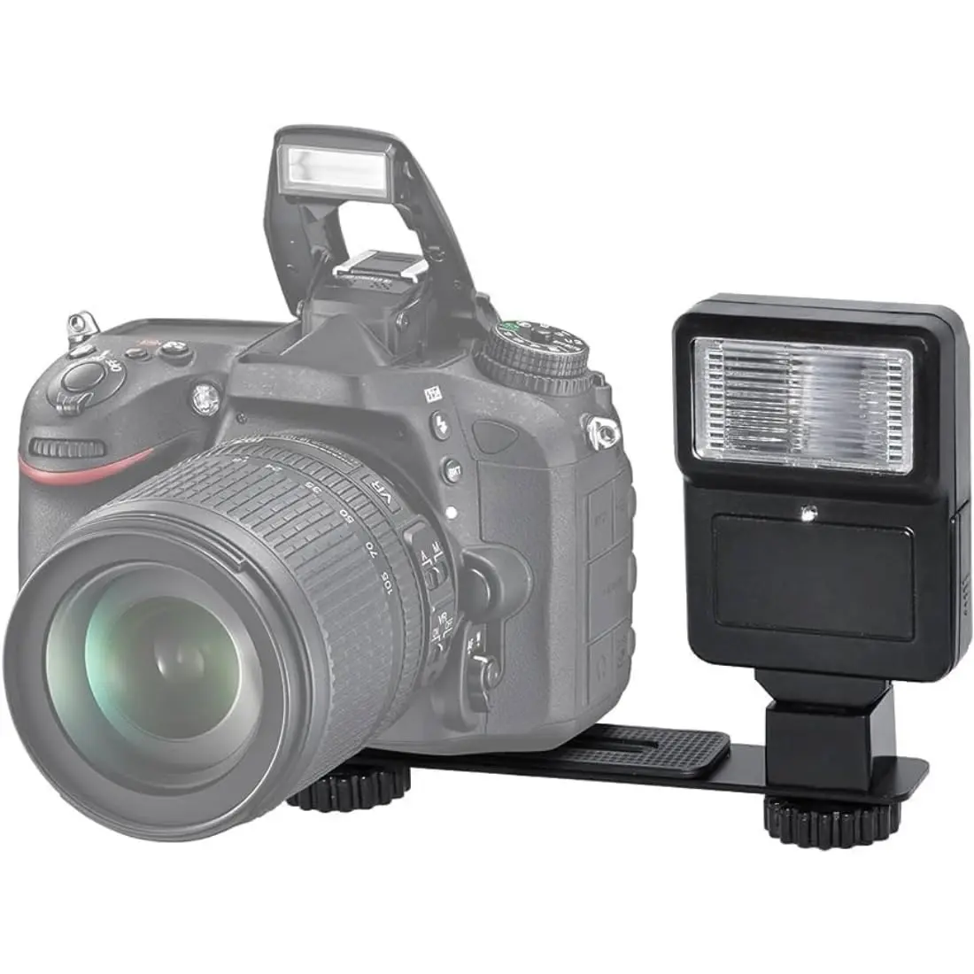 Adjustable Durable Digital Flash with Shoe Mounting Bracket - Accessories for Sony, Nikon, Canon, Pentax, Olympus & Mirrorless Devices, Ideal for Indoor Content Creation, Weddings