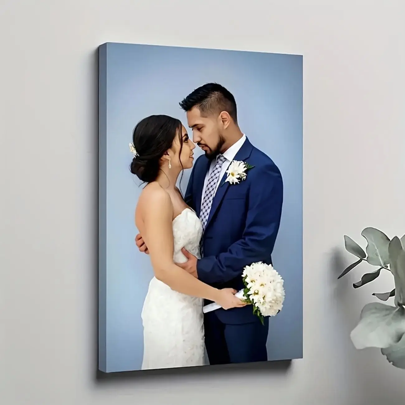 Personalized Custom Canvas Print, Photo to Canvas Wall Art, Framed Home Decor Gift