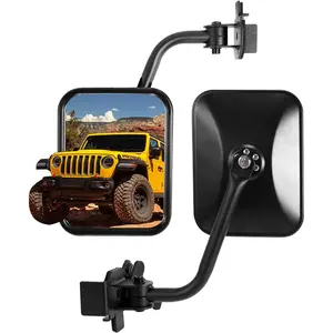 SUNPIE Mirrors Doors off Compatible with Jeep Wrangler JL/JLU 2018-2025 and Jeep Gladiator (JT) 2019-2025, Doorless Mirrors for JL without Door, NOT for JL 4XE