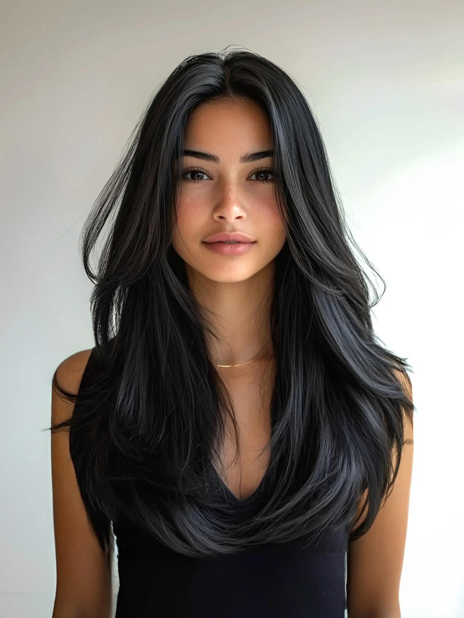 26 Inch Wig High Quality Daily Party Cosplay Suitable for All Face Shapes Versatile Beautiful and Attractive Synthetic Material Wigs Synthetic Hair Wig Straight Synthetic Wig Synthetic Fiber Wig