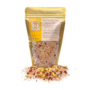 Floral Soaking Bath Salts Jasmin Rose Bag 14 oz