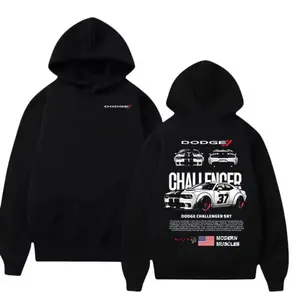 Dodge Challenger SRT T-Shirt _ Hoodie – Modern Muscles Graphic Tee, Street Racing Car Shirt for Men, Hellcat-Inspired Muscle Car Apparel, Car Enthusiast Gift For Men, For Dad Top Menswear