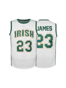 Embroidered Basketball Jersey, Loose Fit Sweat-Wicking Quick-Dry, Athletic Activewear, Sporty Style for Training and Casual Wear, Sports Top