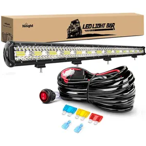 Nilight 37 Inch 780W Triple Row LED Light Bar – 78000LM Spot Flood Combo | Super Bright Off Road Driving Lights with 12V Wiring Harness Kit for Truck Trailer SUV Van Camper 4x4 Use dealsforyoudays