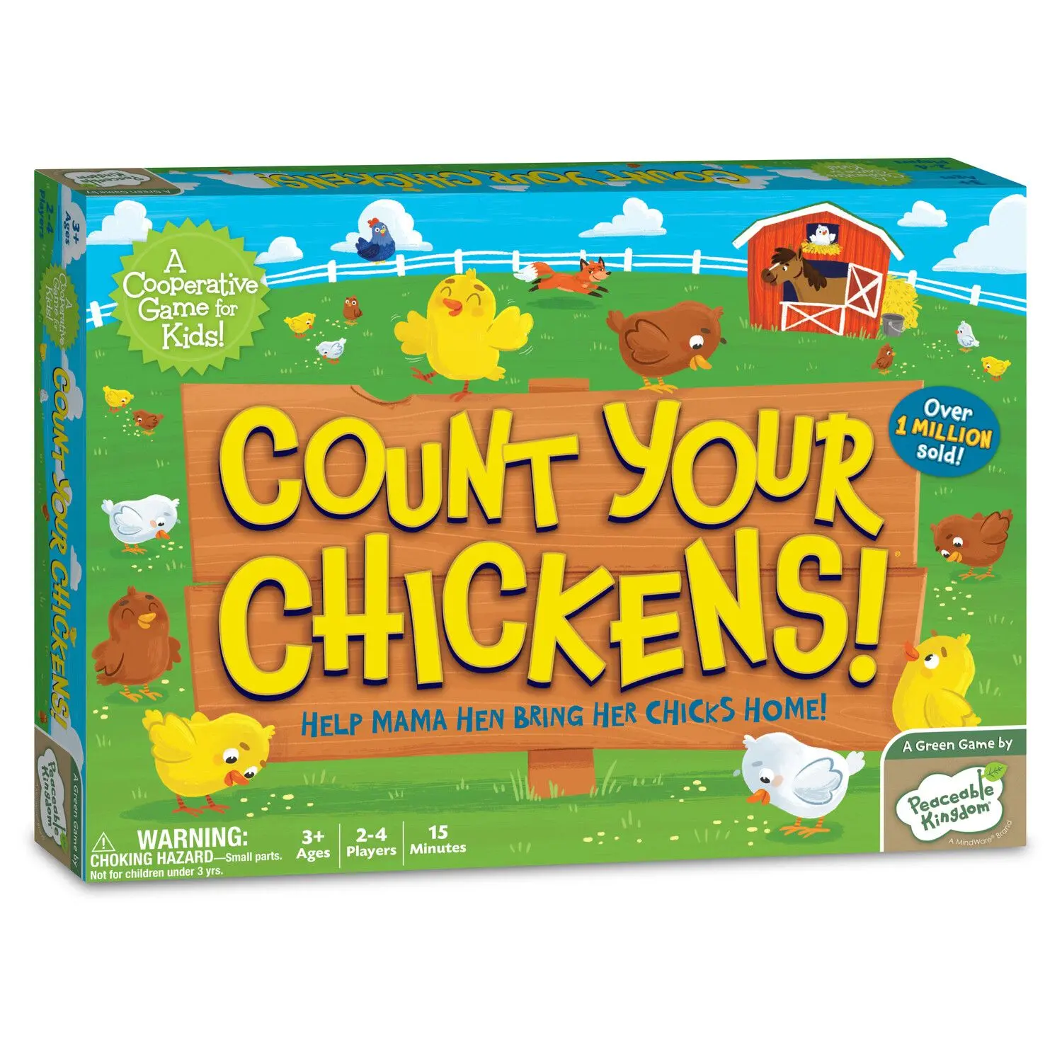 Peaceable Kingdom Count Your Chickens — Cooperative Board Game by Peaceable Kingdom